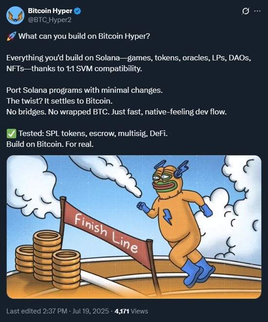 สิ่งที่ Bitcoin Hyper สามารถทำได้