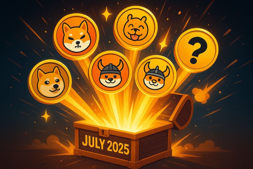 ส่องตลาด Meme Coin เดือน ก.ค. 2025 — จับตาเหรียญดาวรุ่งที่พร้อมระเบิดแรง!