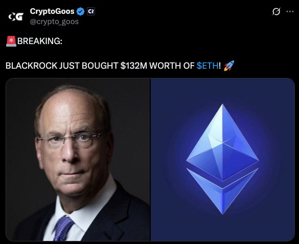 Blackrock bought $13M