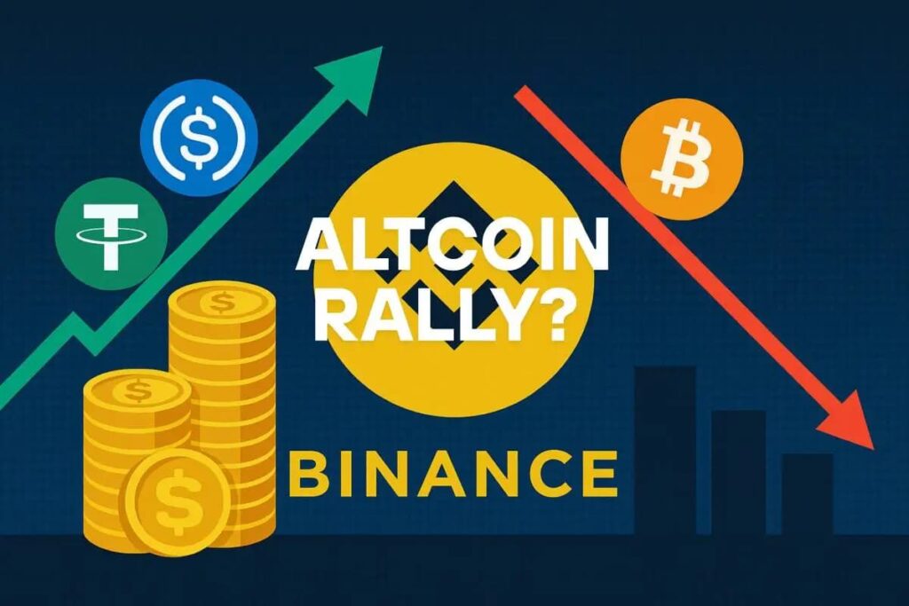 $31.000M en stablecoins llegan a Binance: ¿Se acerca la temporada de las mejores altcoins?