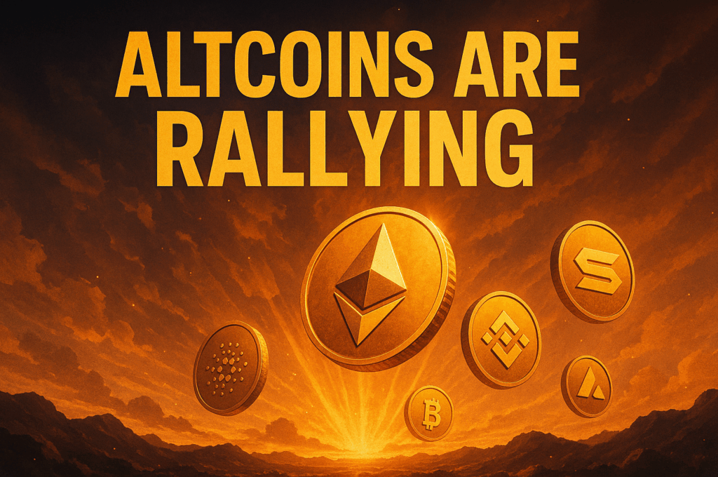 Altcoins Are Rallying, and These Coins Could Show Significant Upside Next Month