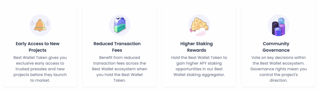 best wallet token benefits.