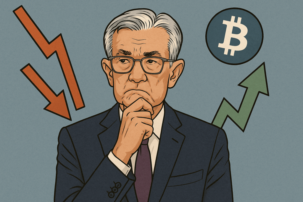 Powell brouille les pistes, les cryptos lèvent le pied