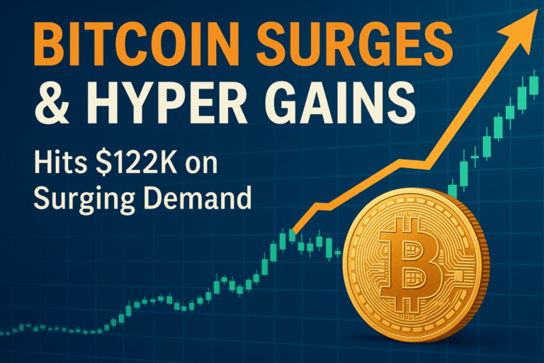 Bitcoin Hyper Rides Momentum as BTC Defies Summer Slump, Hits $122K on Surging Demand