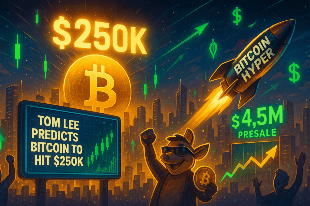 Tom Lee prevé que el Bitcoin alcance los 250.000 dólares mientras Bitcoin Hyper supera los 4,5 millones en su preventa