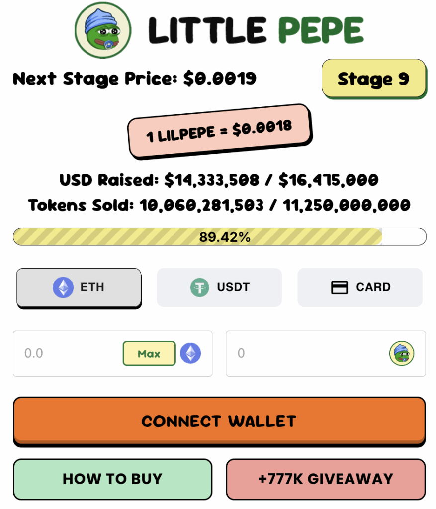 buy little pepe in presale.