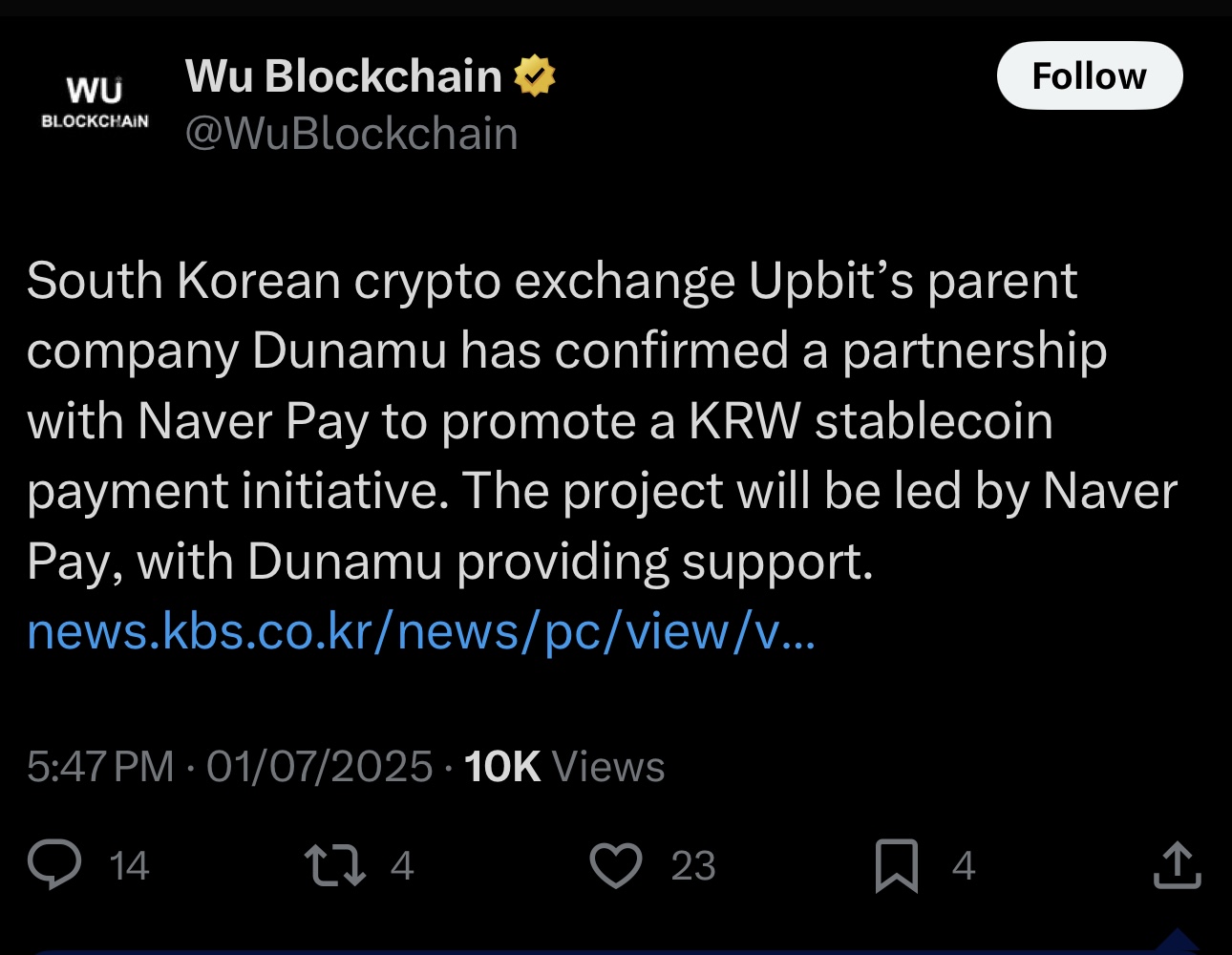 Naver Pay and Upbit Partnership