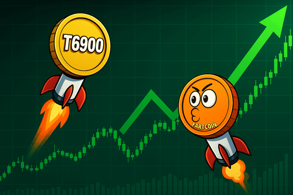Token6900 Presale Gains Momentum as Market Hits $3.37T; Fartcoin Soars