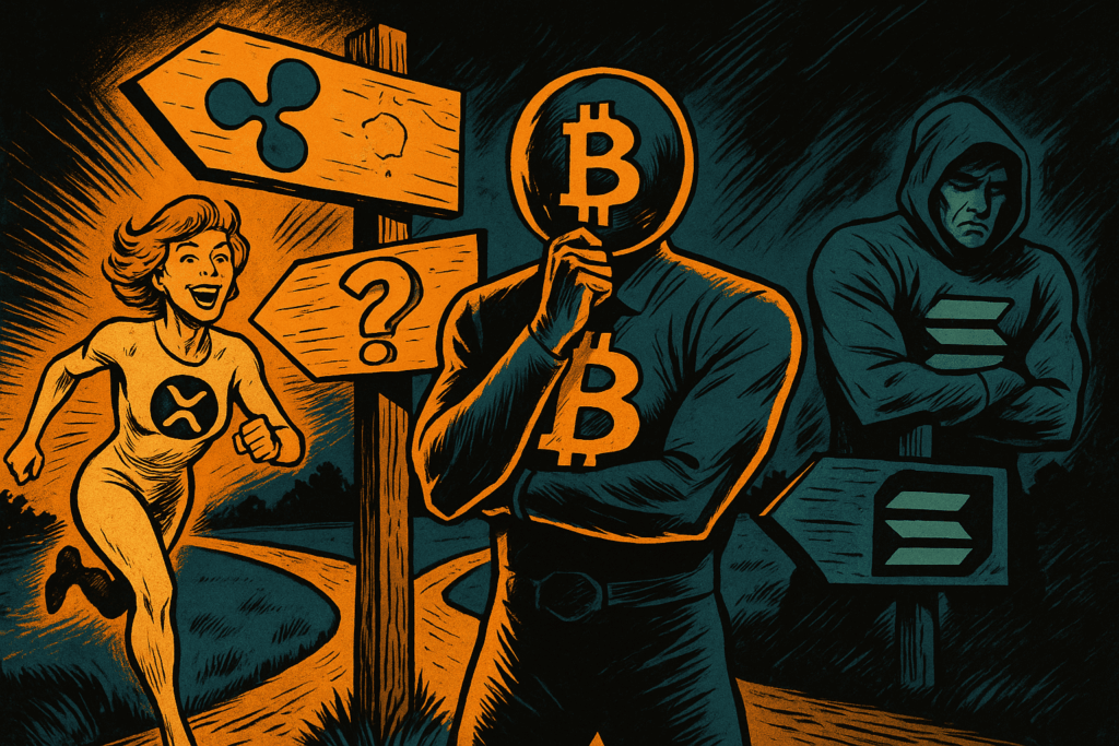 Bitcoin, XRP et SOL hésitent : les cryptos prometteuses à acheter