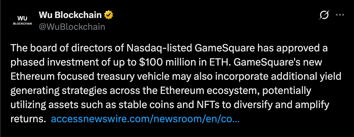 ETH Transfer Data