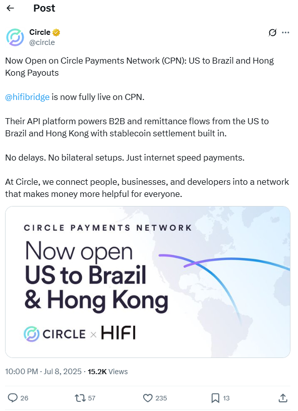 Circle Payments