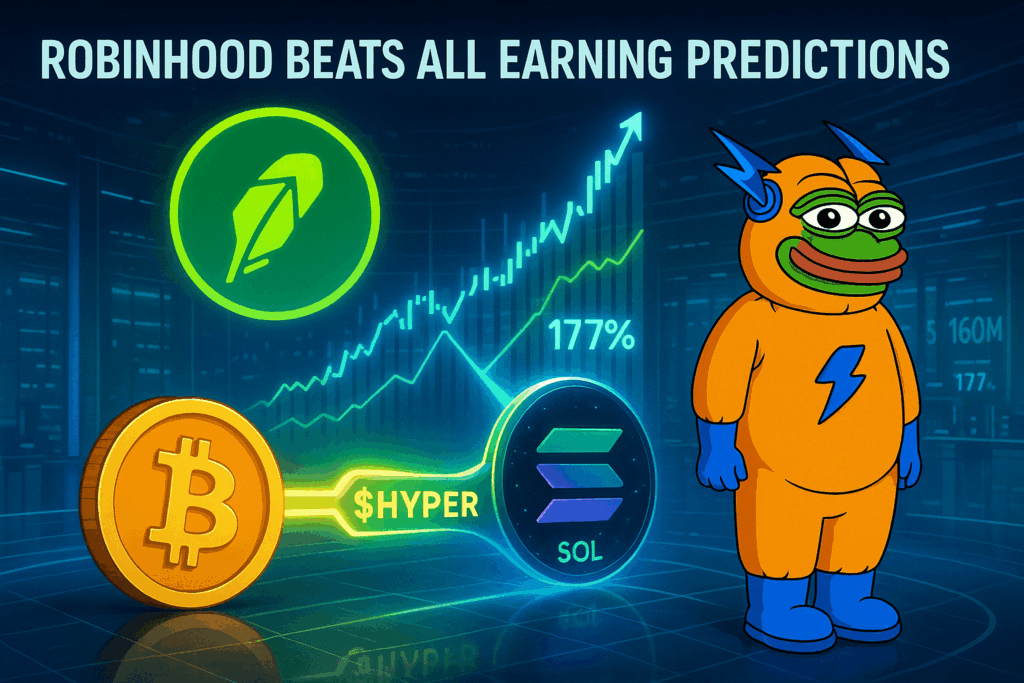 Bitcoin Hyper Might Explode Soon after Robinhood Posted Shocking $160M Q2 Revenue
