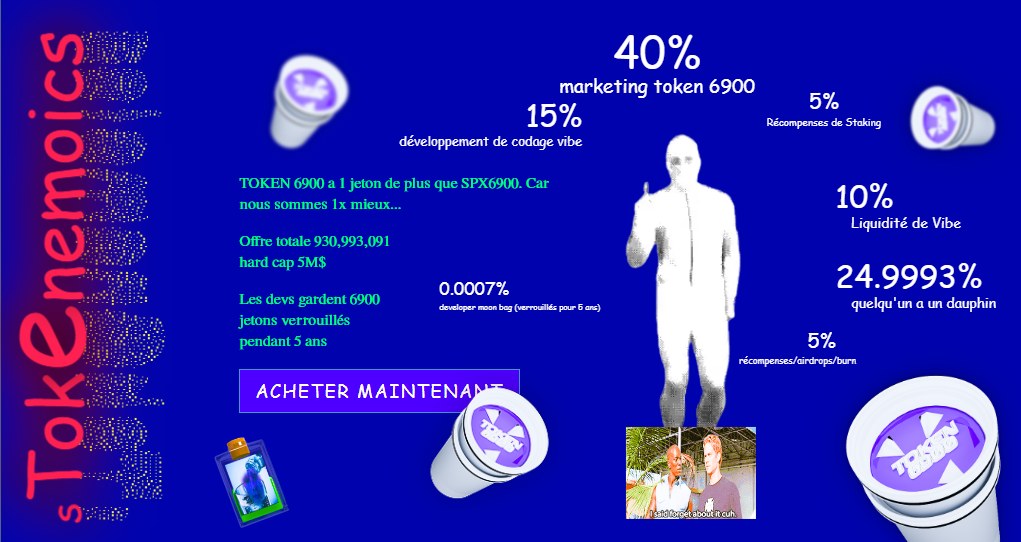 Token6900 en prévente avec tokenemics