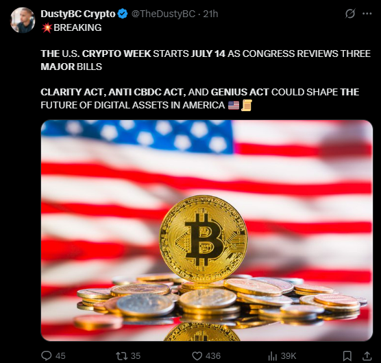 US crypto week