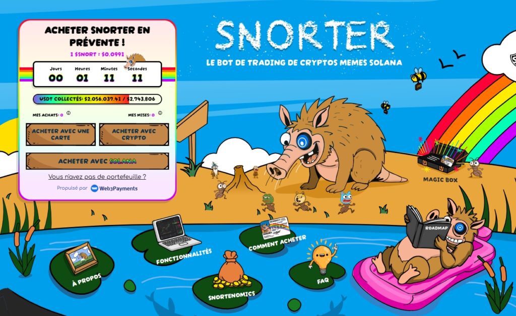 SnorterToken trading bot IA