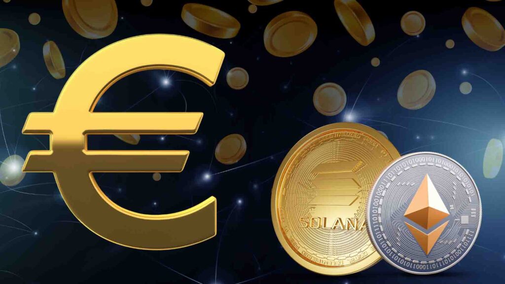 EU Pushes Digital Euro Stablecoin, Eyes Ethereum or Solana Rollout