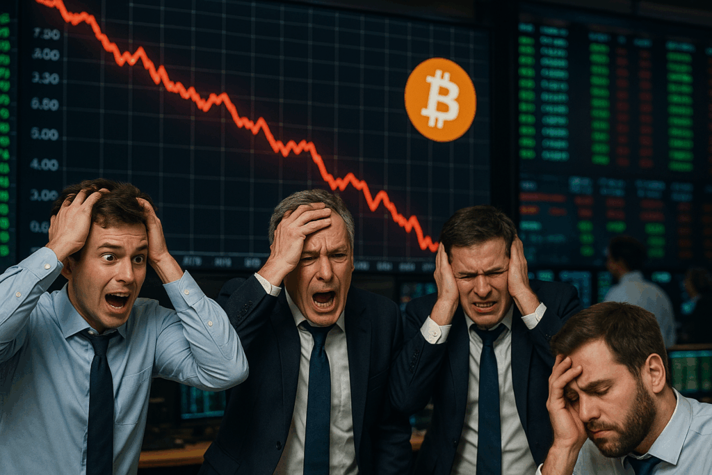 Bitcoin chute sous les 115 000 $ : Coup d’arrêt brutal après un été haussier