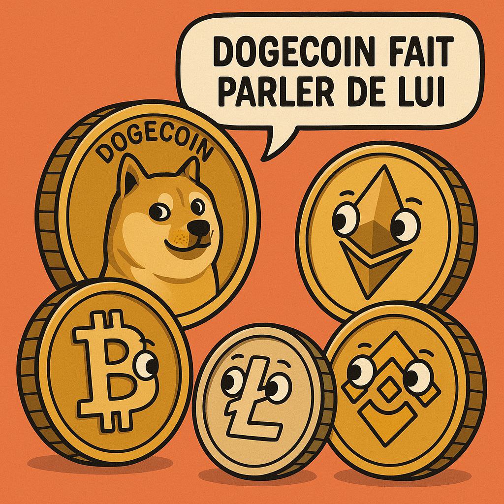 Dogecoin fait parler de lui  et il n’est pas seul