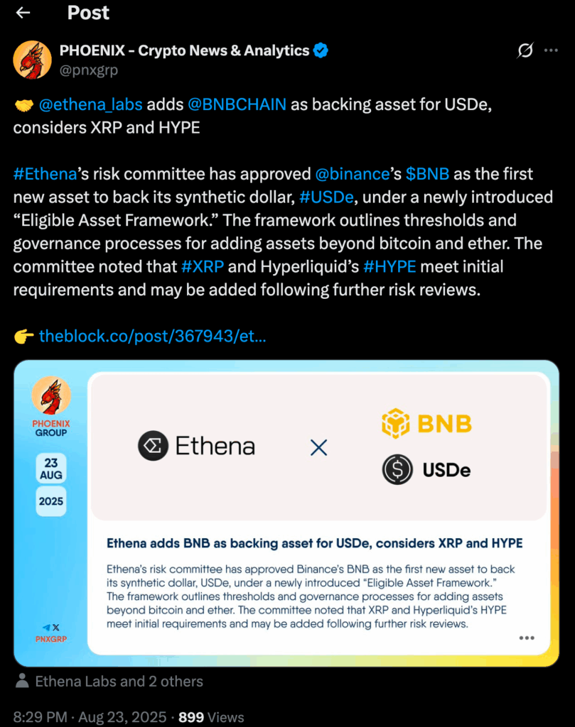 ENA Announcement Snap