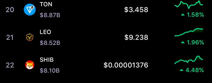 Market Capitalization Ranking 