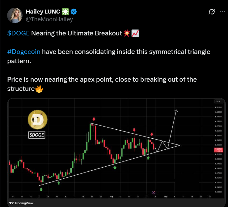 doge price chart