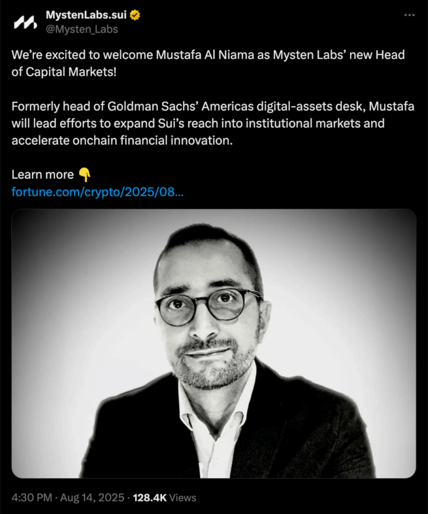Sui Labs Announcement