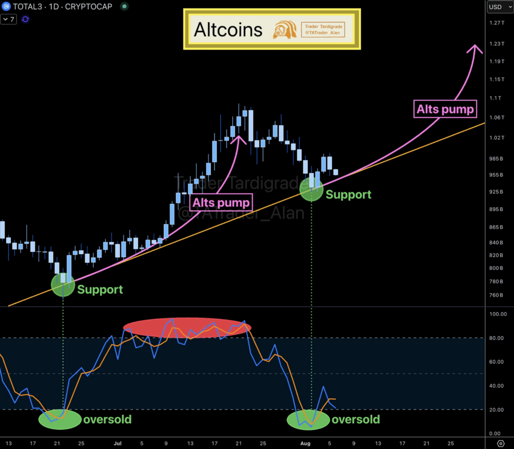 Total3 1D Cryptocap