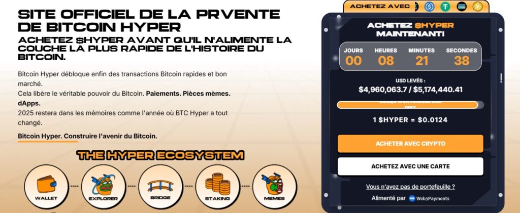 bitcoin hyper nouvelle prévente