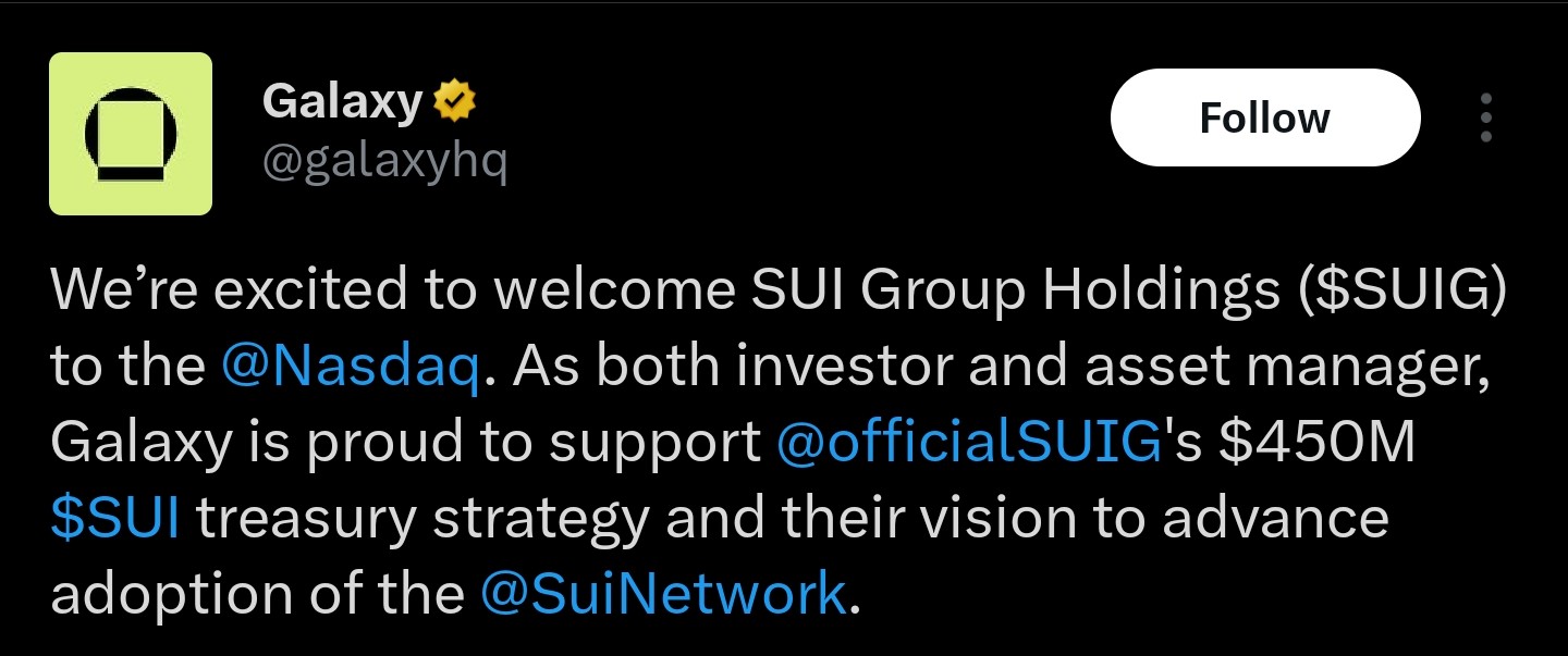 SUI Group Holdings news