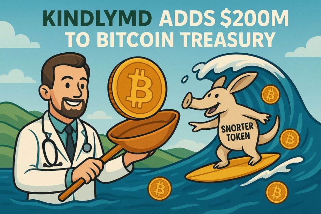 KindlyMD refuerza su tesorería en BTC con 200 millones de dólares