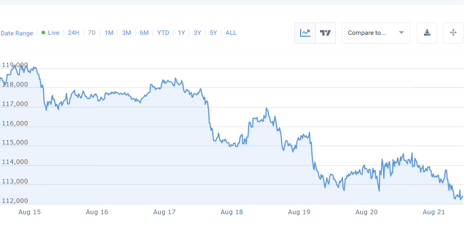 Bitcoin chute
