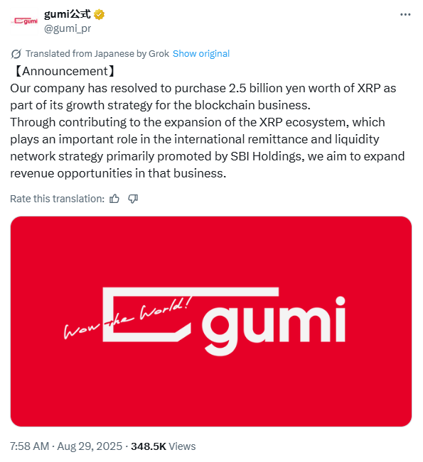 The Big XRP Treasury Move
