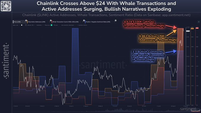 Chainlink whale activity