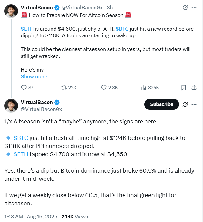 Altcoin Season Preparation Tips