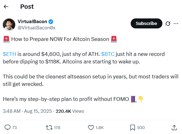 Altcoin season