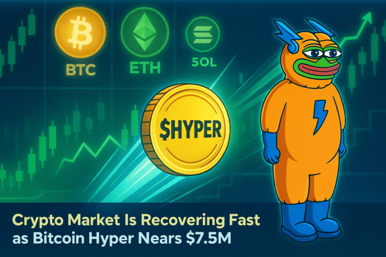 El mercado cripto se tiñe de verde mientras la preventa de Bitcoin Hyper roza los 7,5 millones de dólares