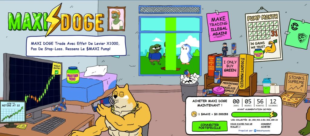 maxi doge coin en prévente