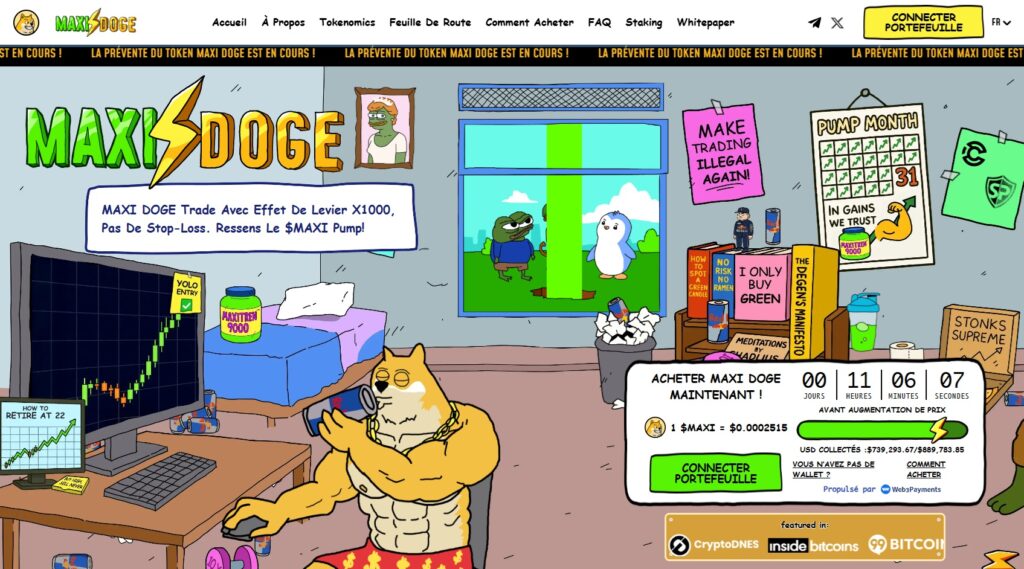 Maxi Doge, le nouveau dogecoin