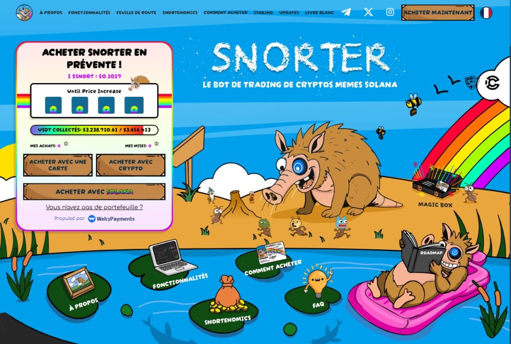 Snorter trading Bot IA en prévente
