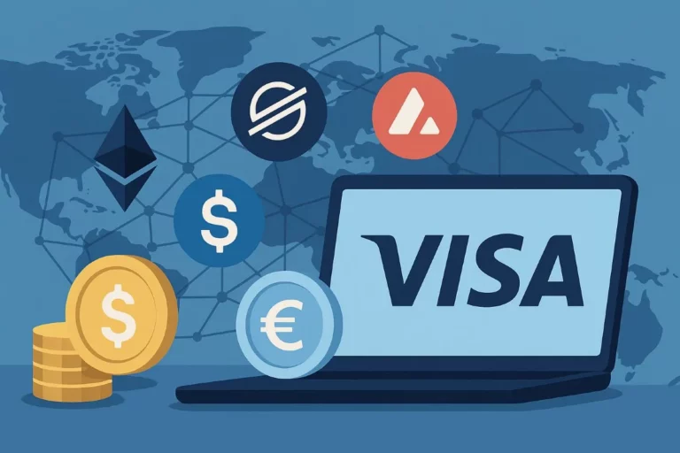 Visa se adentra en el mundo cripto: apoya nuevas stablecoins y blockchains mientras crece el interés por wallets como Best Wallet