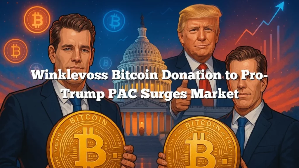 Los gemelos Winklevoss donan 21 millones en Bitcoin a Trump y agitan el mercado cripto