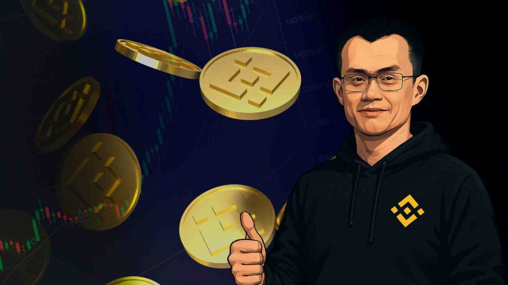 Binance founder CZ celebrates a 10,000x BNB Price Rally to an All-Time High