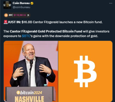Bitcoin-Gold fund launch 