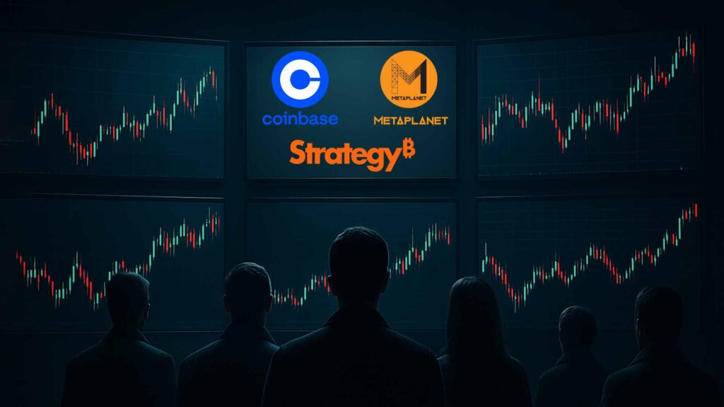 Top Crypto Stocks cette semaine : Comment Coinbase, Metaplanet et Microstrategy vont se comporter