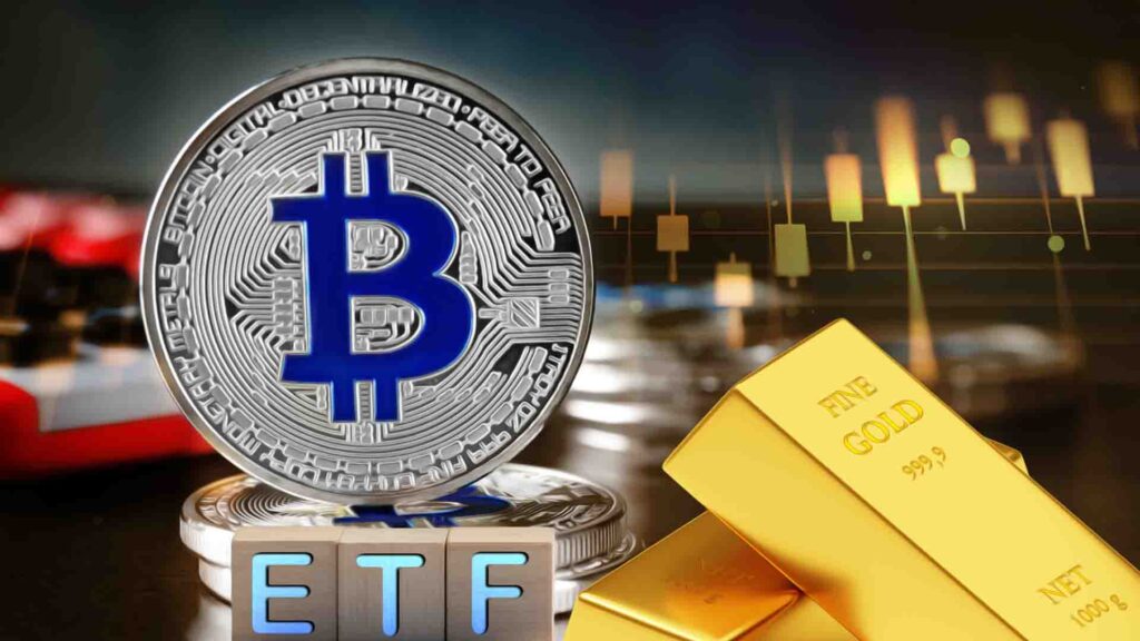 Gold ETFs Outpace Bitcoin Flows As Investors Seek Safety