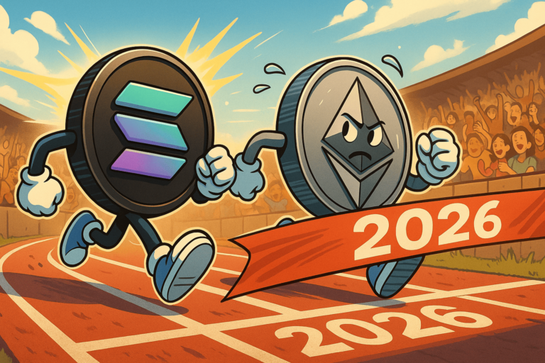 Solana frente a Ethereum: ¿un “Ethereum killer” antes de 2026?