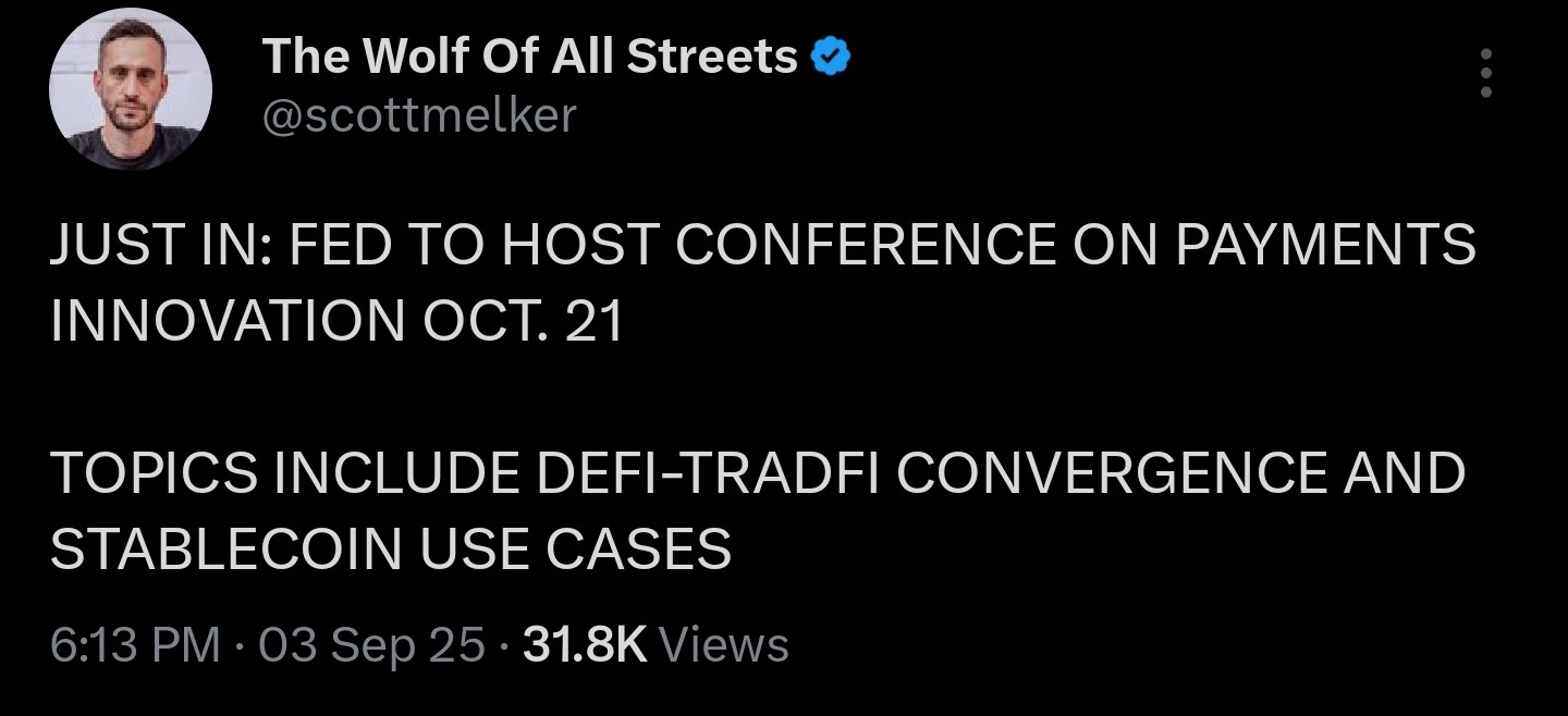 Fed crypto event news