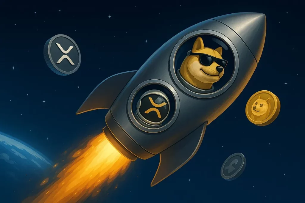 ETF de XRP y DOGE: debut explosivo con 54 millones de dólares negociados