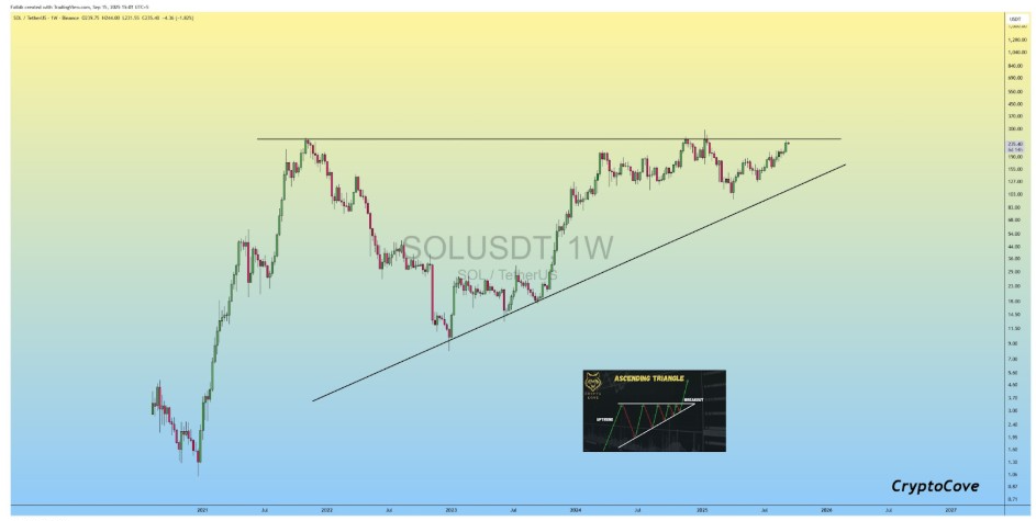 SOLUSD 1-Week Chart | Source: Captain Faibik, X
