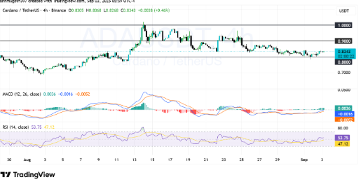 ADA/USD  4H Chart 